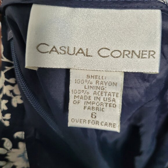 Vintage y2k blue white dark boho wrap style midi maxi cottage modest skirt 6 - Picture 6 of 6